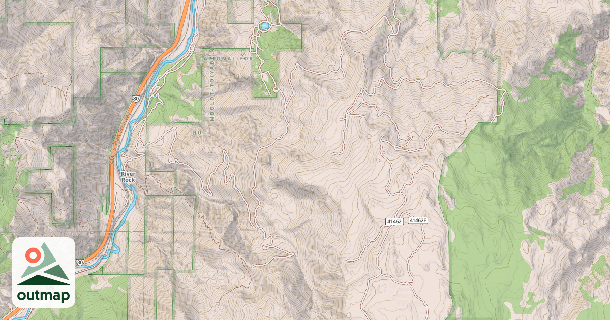 Map of CONE PEAK ROAD
