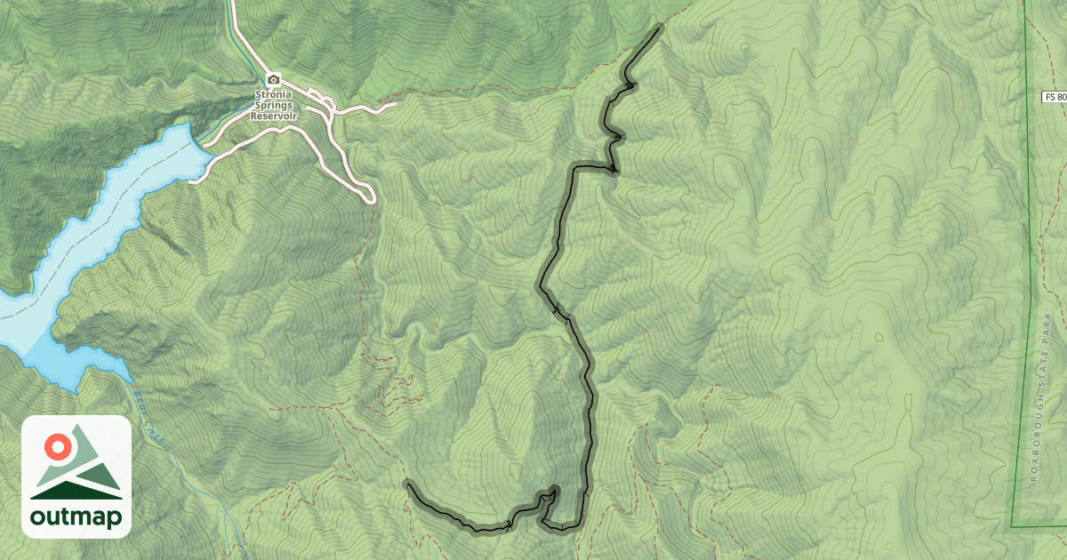 Map of Colorado Trail Connection