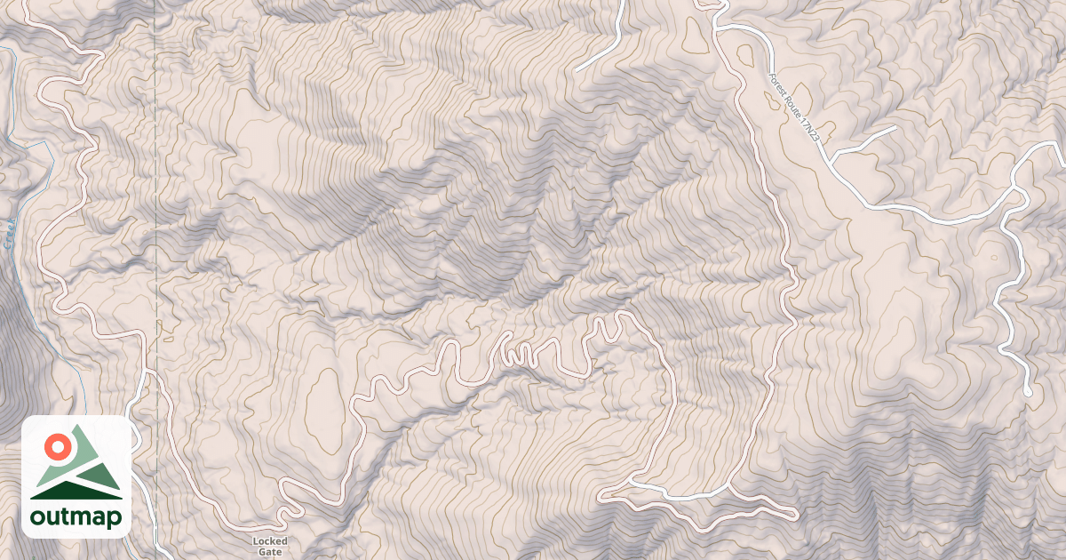 Map of BUCKNELL CREEK