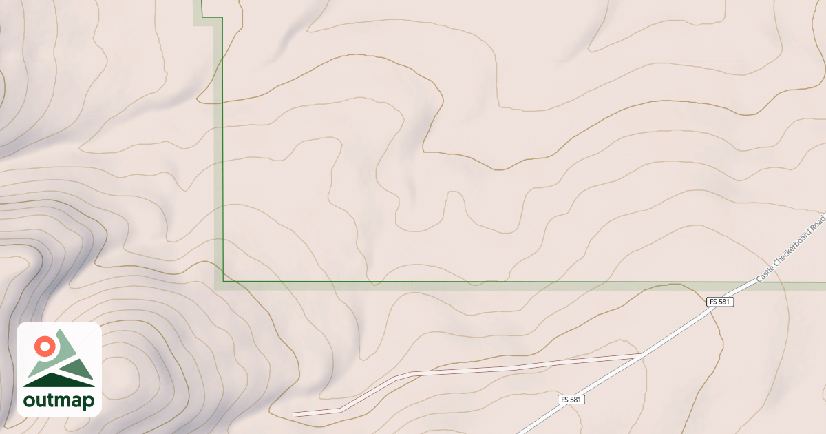 Map of Fries Ridge