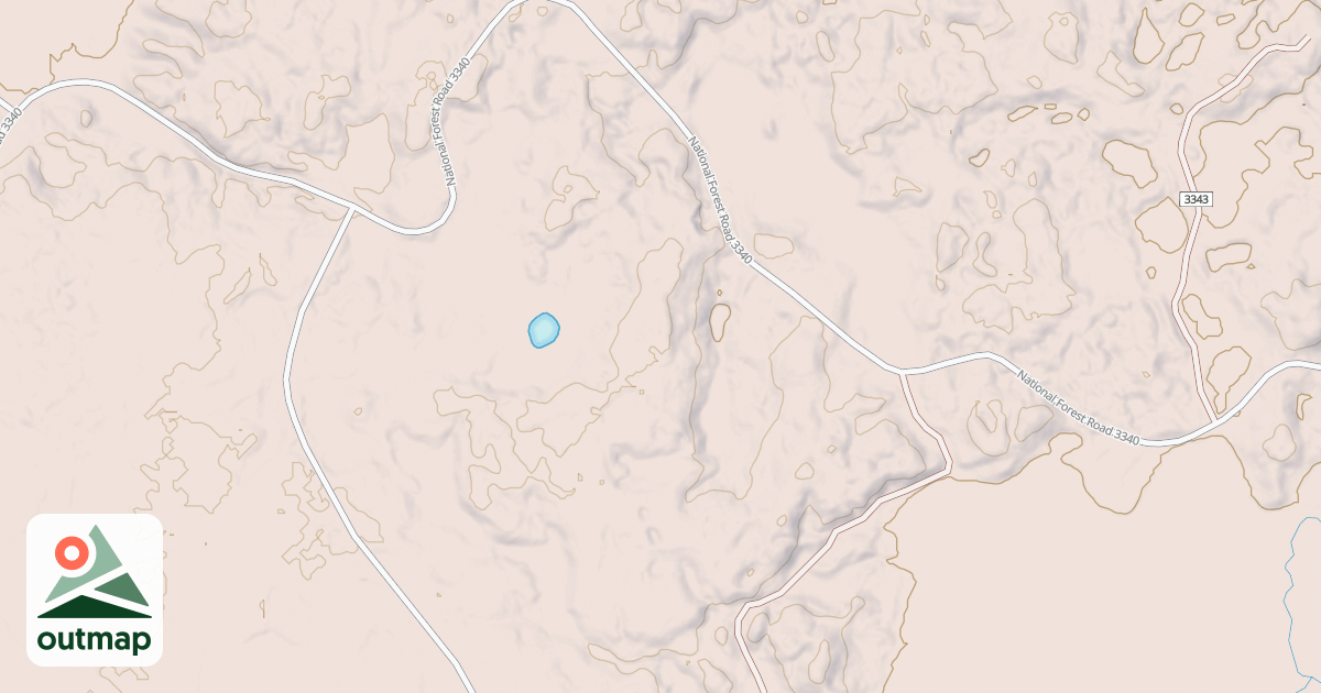 Map of USFS Motor Vehicle Use Map Trails 24475