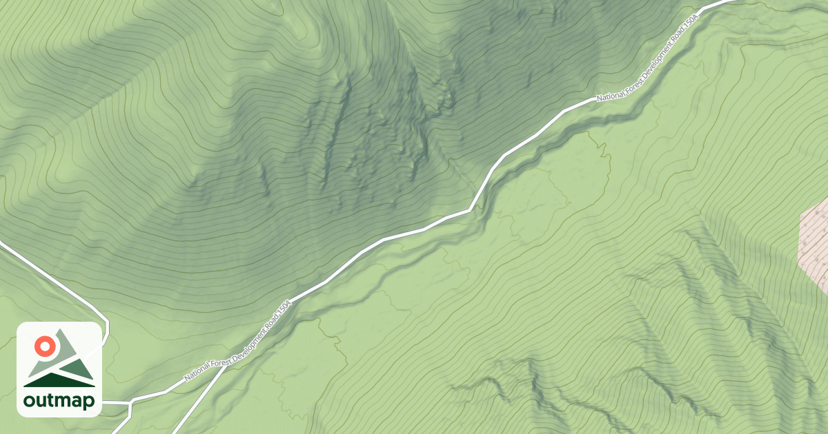 Map of EAST FORK ROCK CR