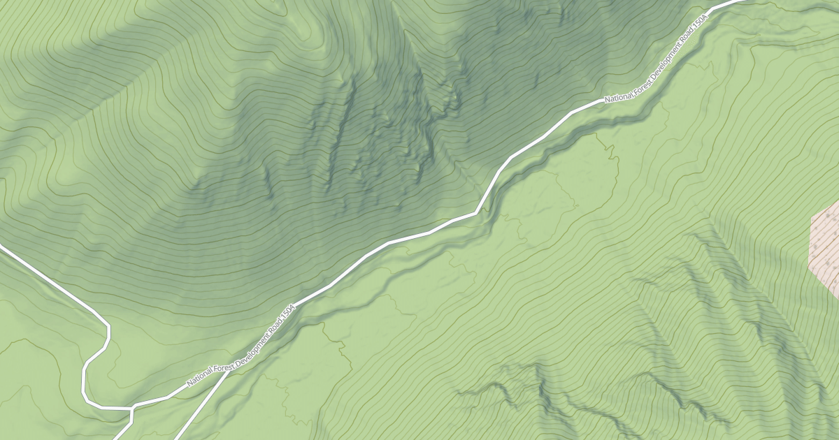 Map preview of EAST FORK ROCK CR