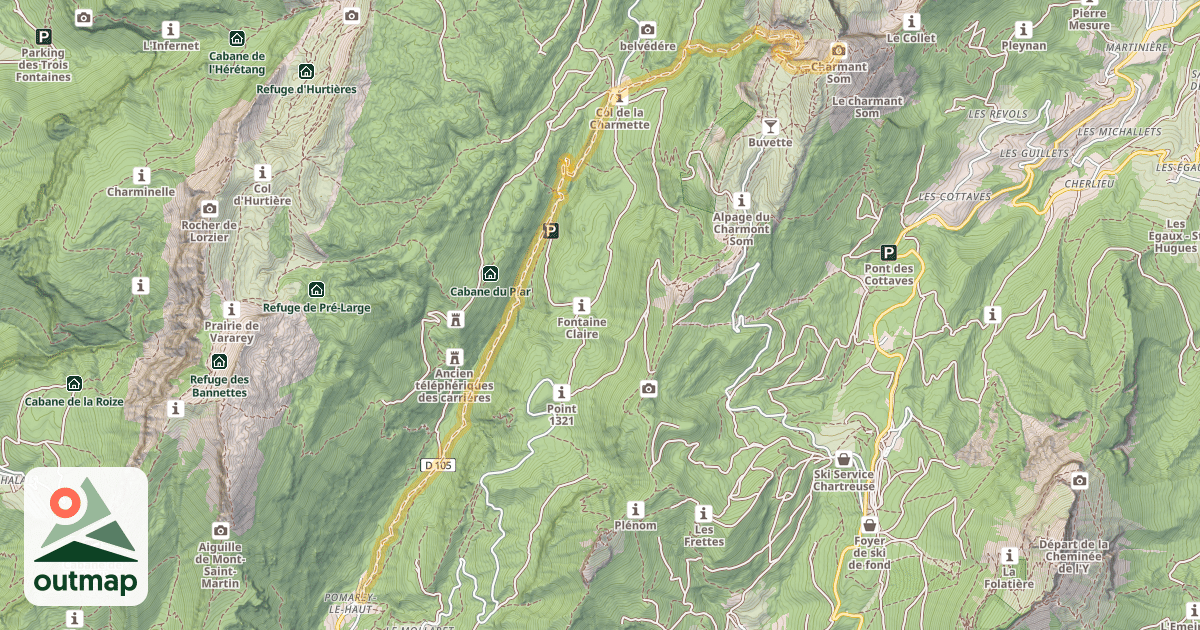 Map of Charmant Som — Pomarey