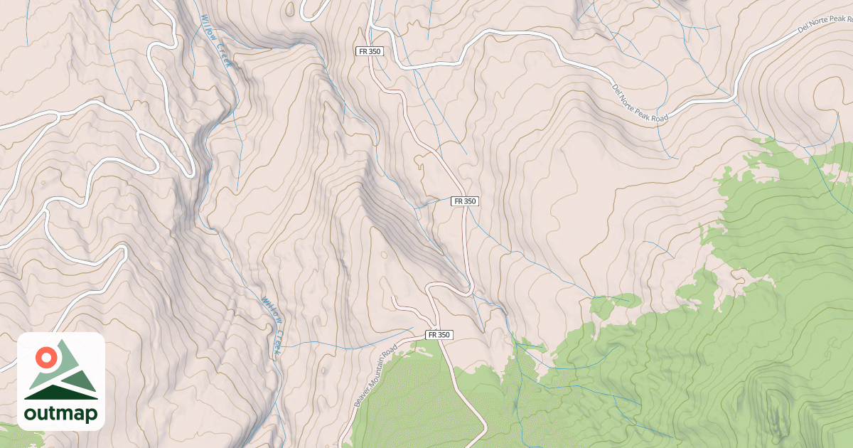 Map of WILLOW CR