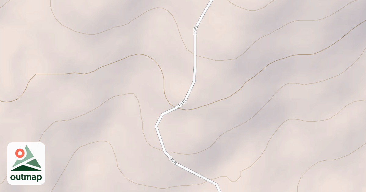Map of Twin Lakes Road