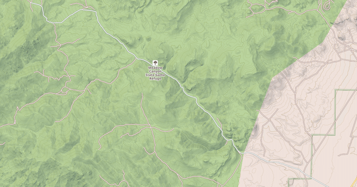 Map preview of ROUND MTN. - MEADOW CREEK