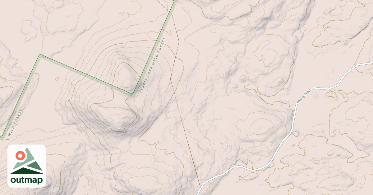Map of Meco Lake Trail