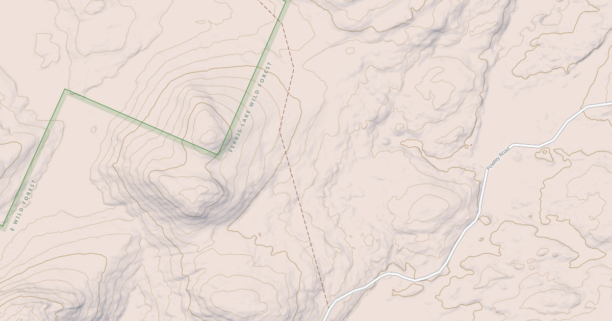 Map preview of Meco Lake Trail
