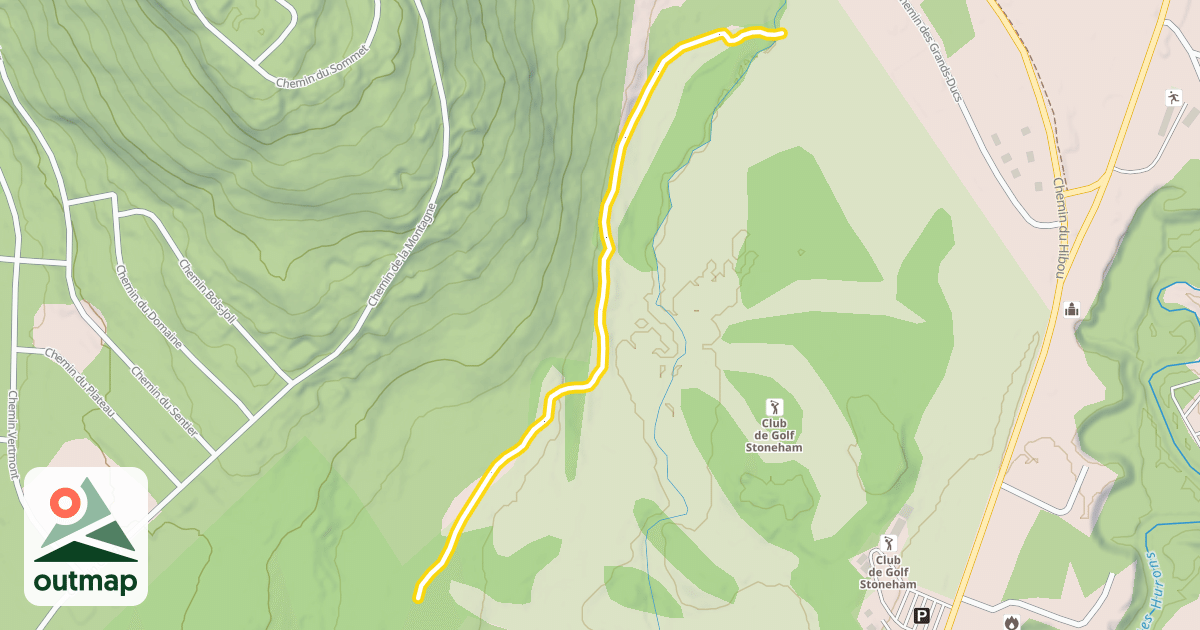 Map of 2. La Demers Bicyclettes et Ski de Fond