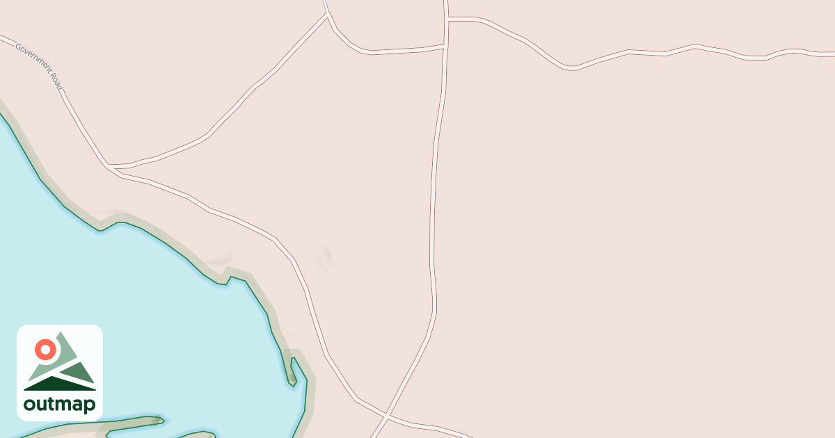 Map of CROOKED LAKE SOUTH