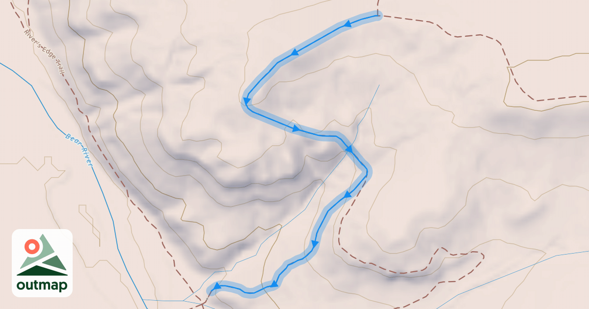 Map of Ant Hill Trail