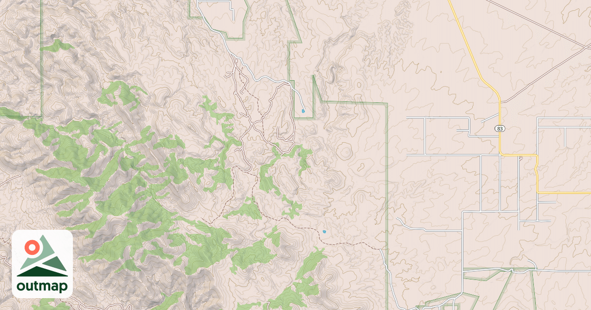 Map of PAPAGO SPRINGS RD