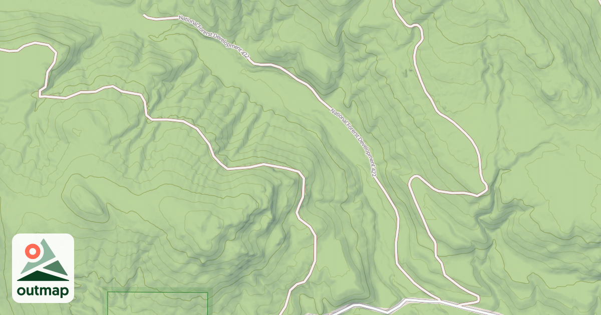 Map of LITTLE RUBY CREEK