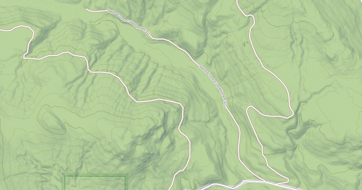 Map preview of LITTLE RUBY CREEK