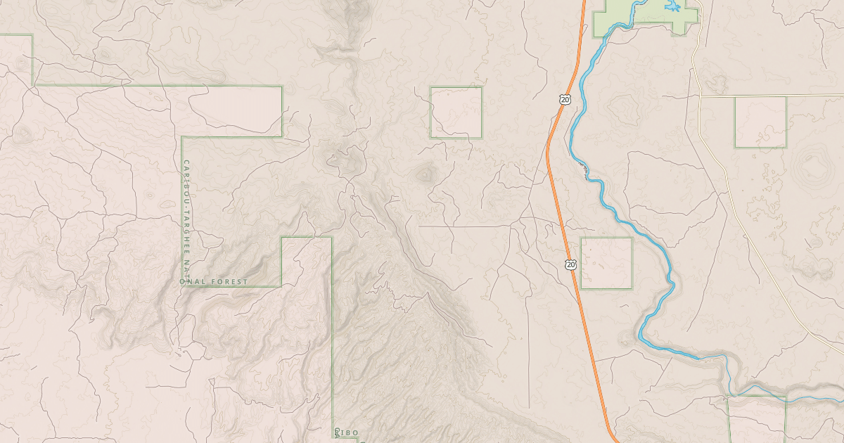 Map preview of SOUTH ANTELOPE FLAT