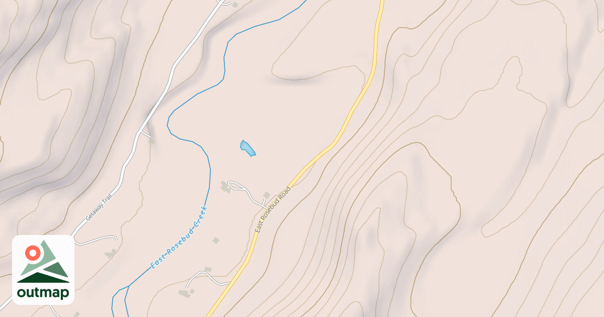 Map of EAST ROSEBUD