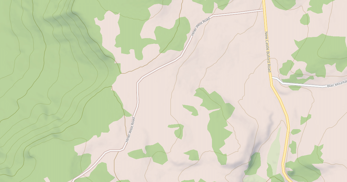 Map preview of HINER WEST