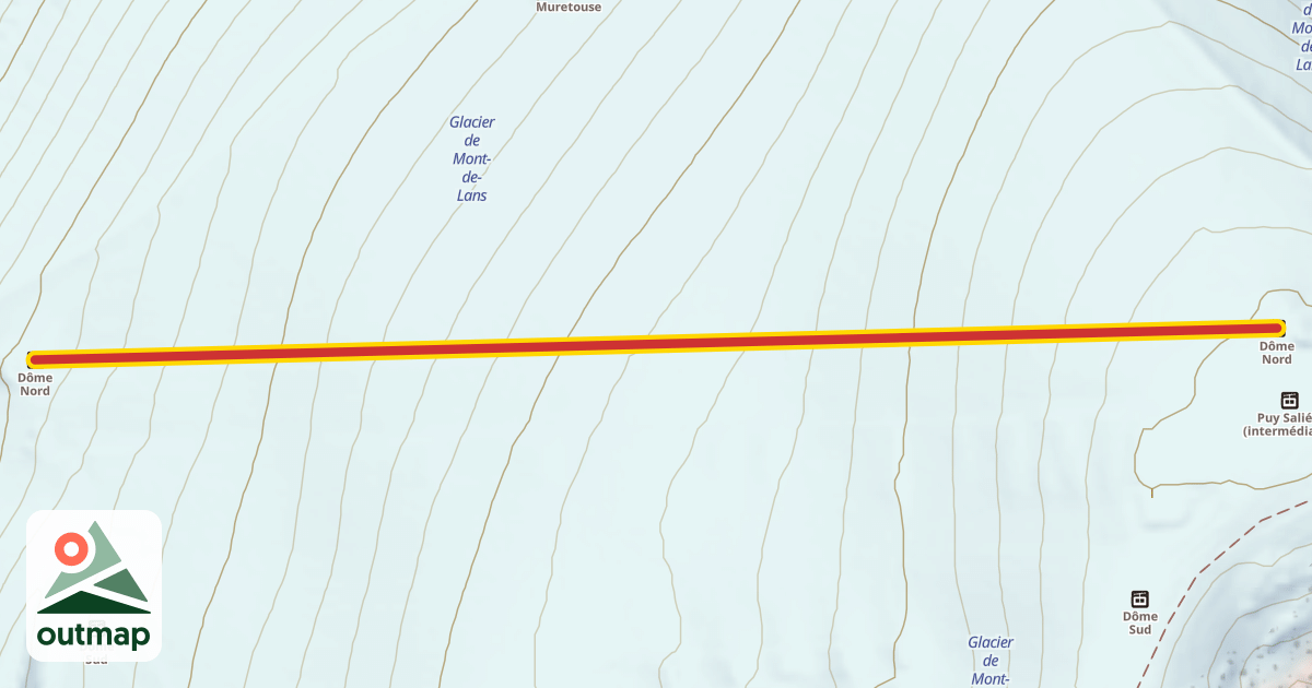 Map of Dôme Nord