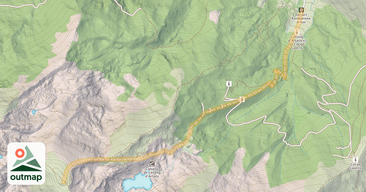 Map of Pic de Bassibié — Lagrange