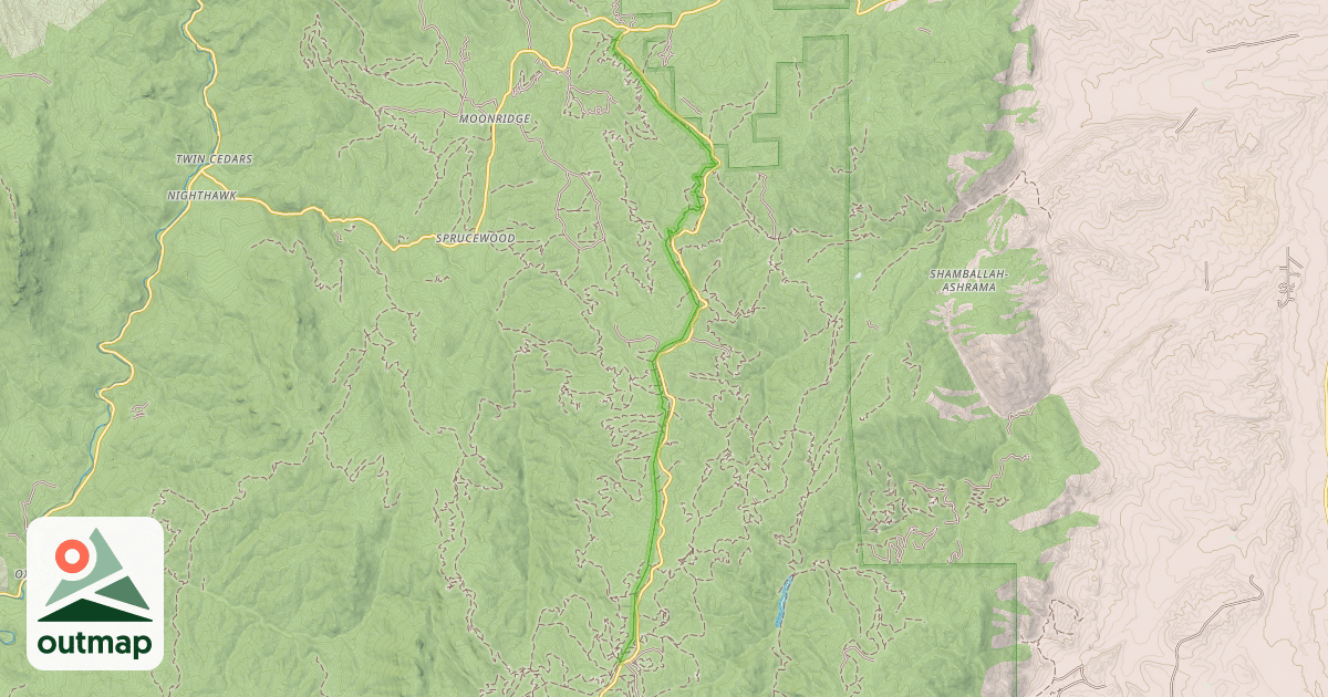 Map of Powerline Trail 690