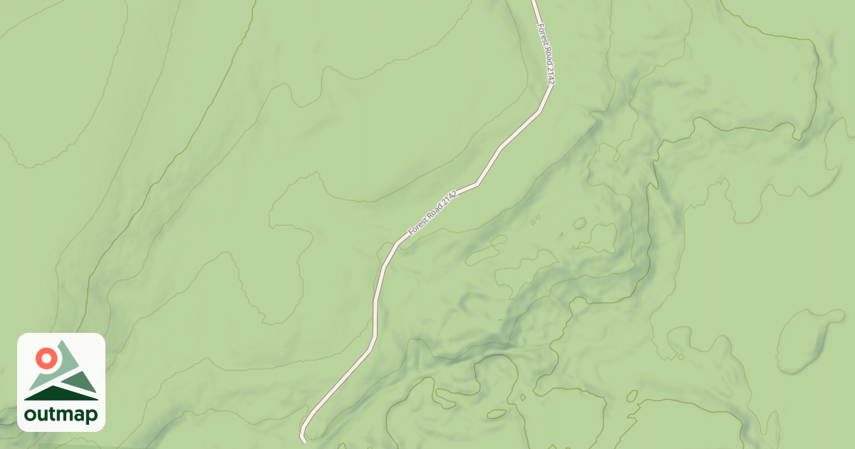 Map of FR 2142 (CLOUD LAKE ROAD)