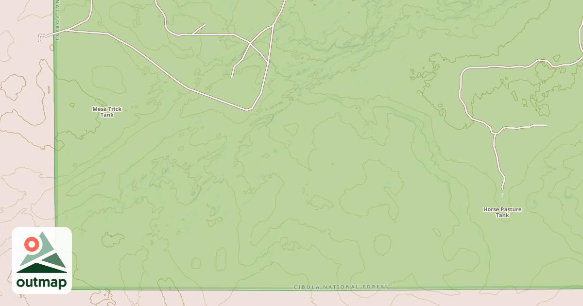 Map of USFS Motor Vehicle Use Map Roads {CF2C29A1-C668-424E-98C5-B0404B37E32F}