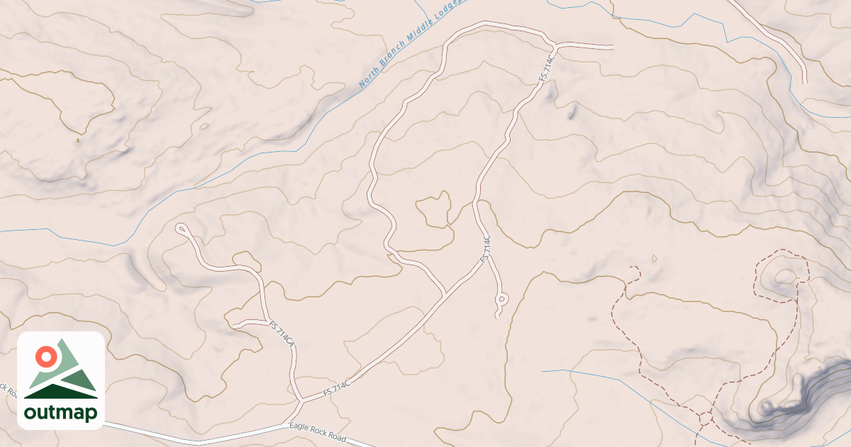 Map of DUCK POND