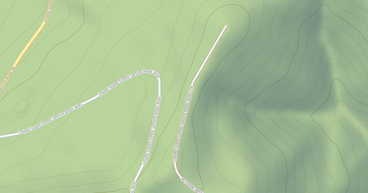 Map preview of USFS National Forest System Roads {B8868C2E-A8A5-4AC8-98A6-31D56F175B05}