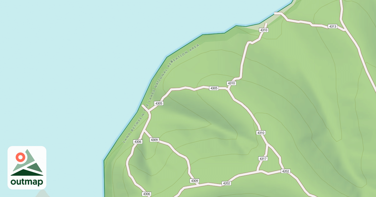 Map of USFS Motor Vehicle Use Map Trails 19143