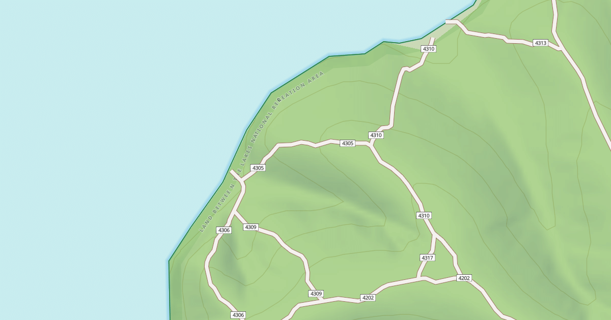 Map preview of USFS Motor Vehicle Use Map Trails 19143