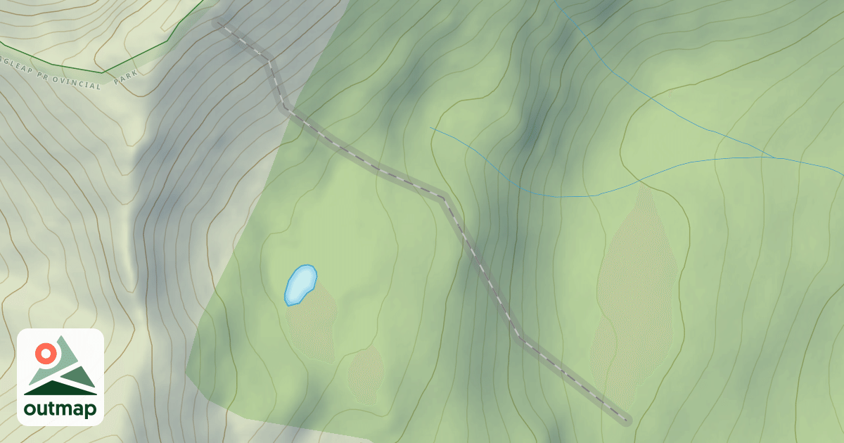 Map of Buzz's Ridge Southeast