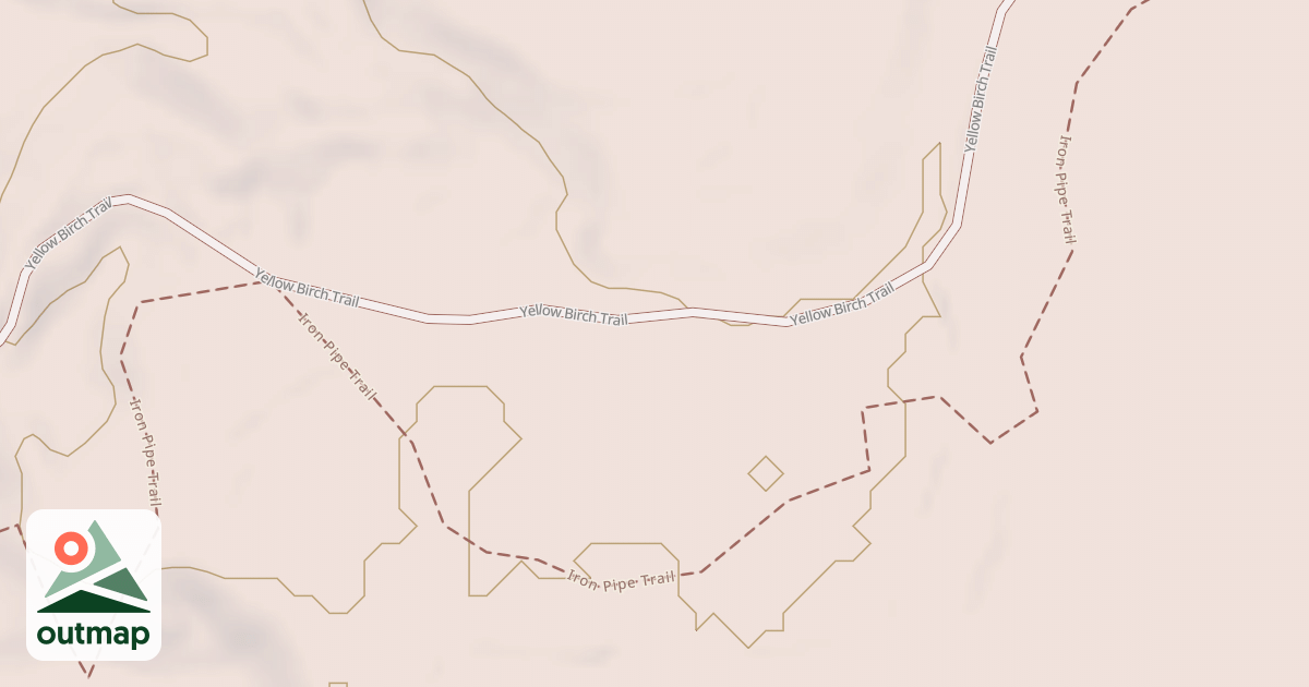Map of Straight Arrows Trail