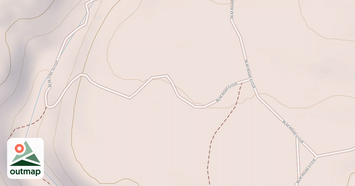 Map of BLM National GTLF Public Motorized Roads b371440a-590a-4c2e-9abb-377f143e9797