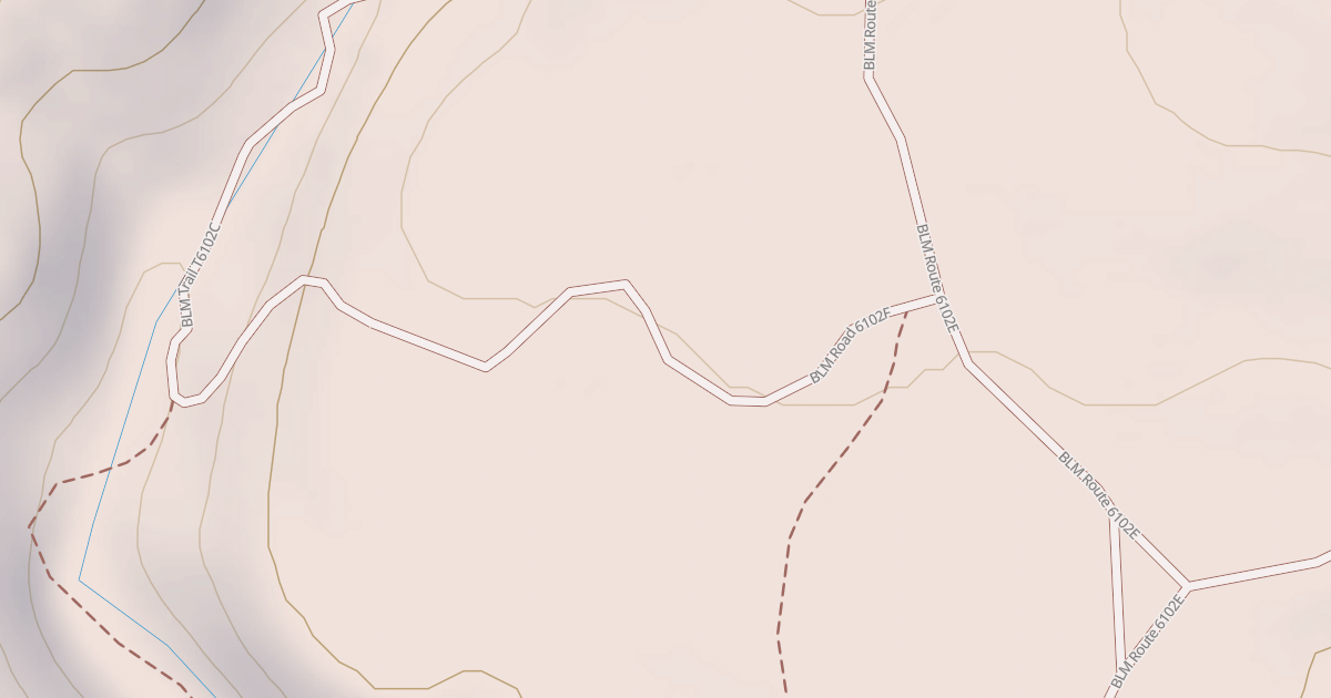 Map preview of BLM National GTLF Public Motorized Roads b371440a-590a-4c2e-9abb-377f143e9797
