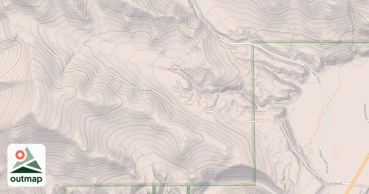 Map of MAYO GULCH