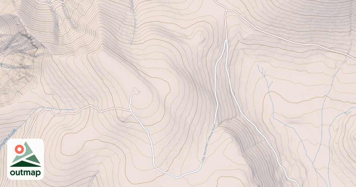 Map of COLBY MTN LOOKOUT