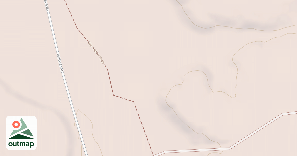 Map of Big Aspen Spur Aa