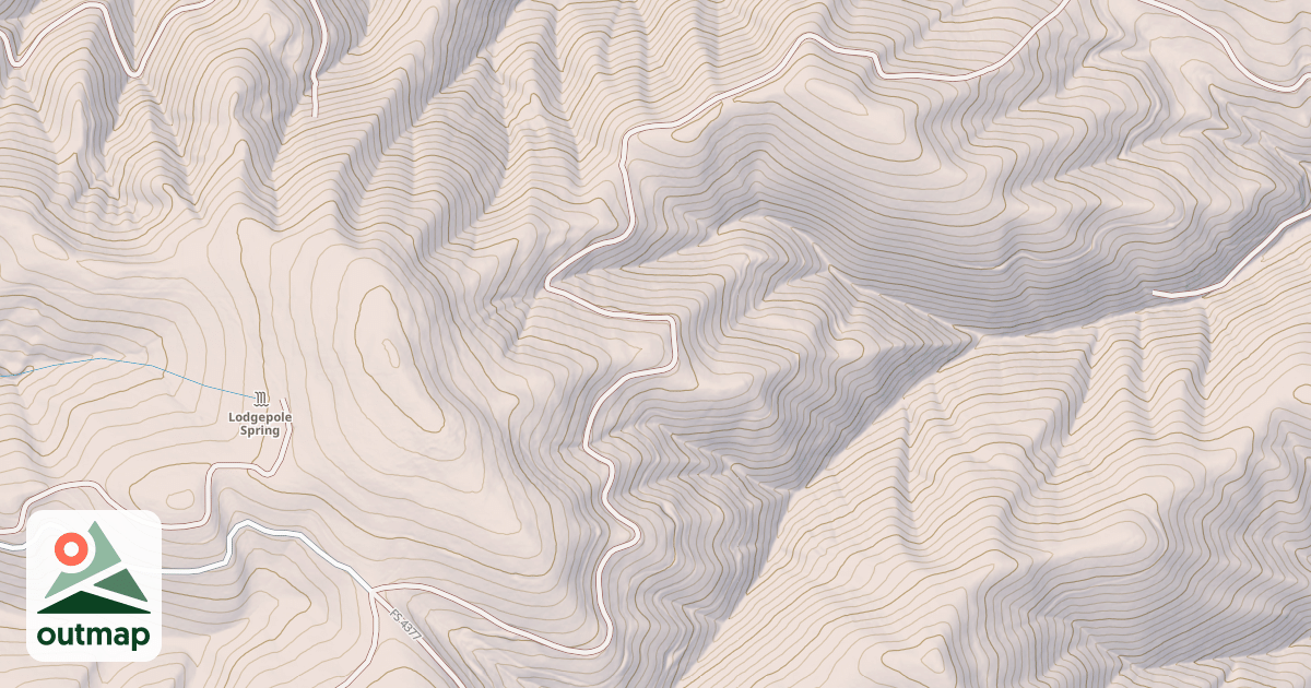 Map of SPRING SPUR