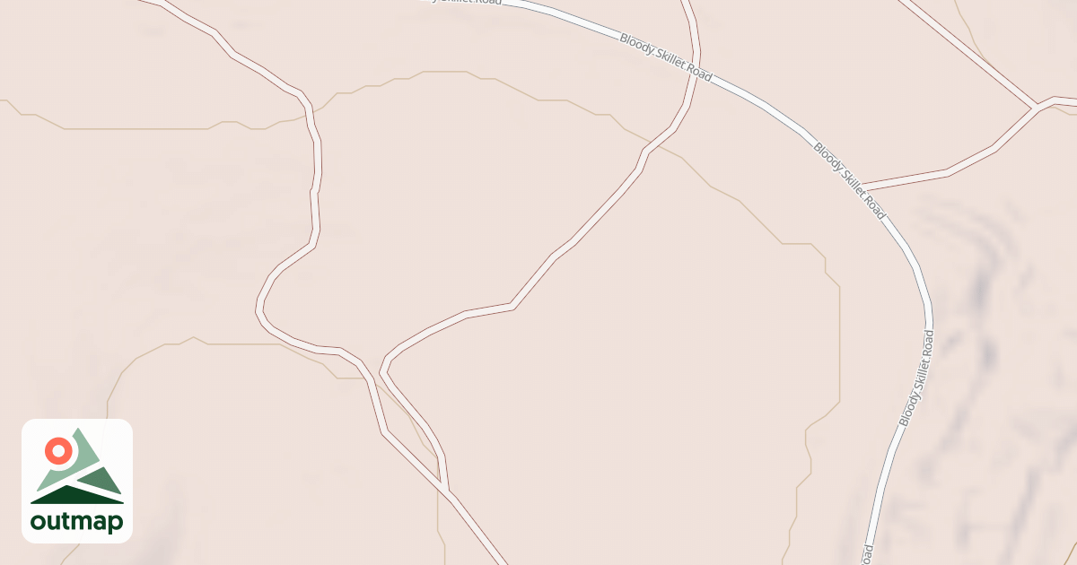 Map of Bloody Skillet ATV Trail