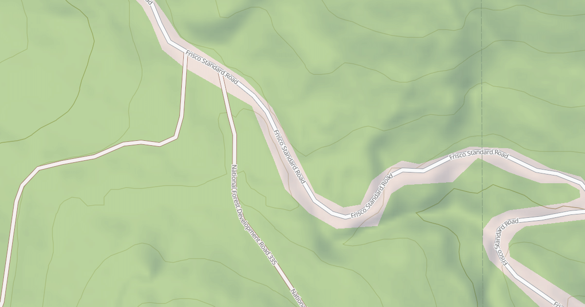 Map preview of RUSSIAN RIDGE ROAD/FRISCO