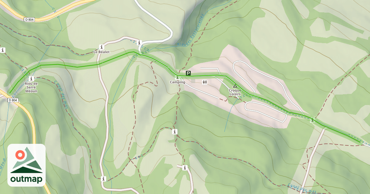 Map of La Balme