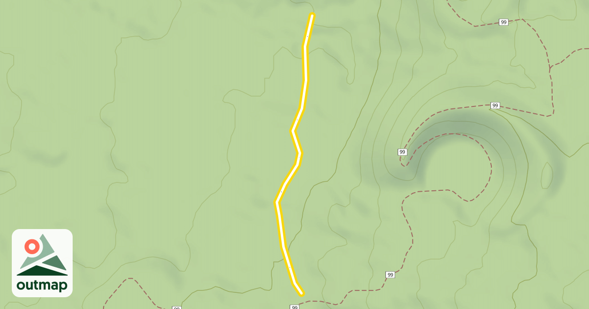 Map of Lower Devecka's Dive