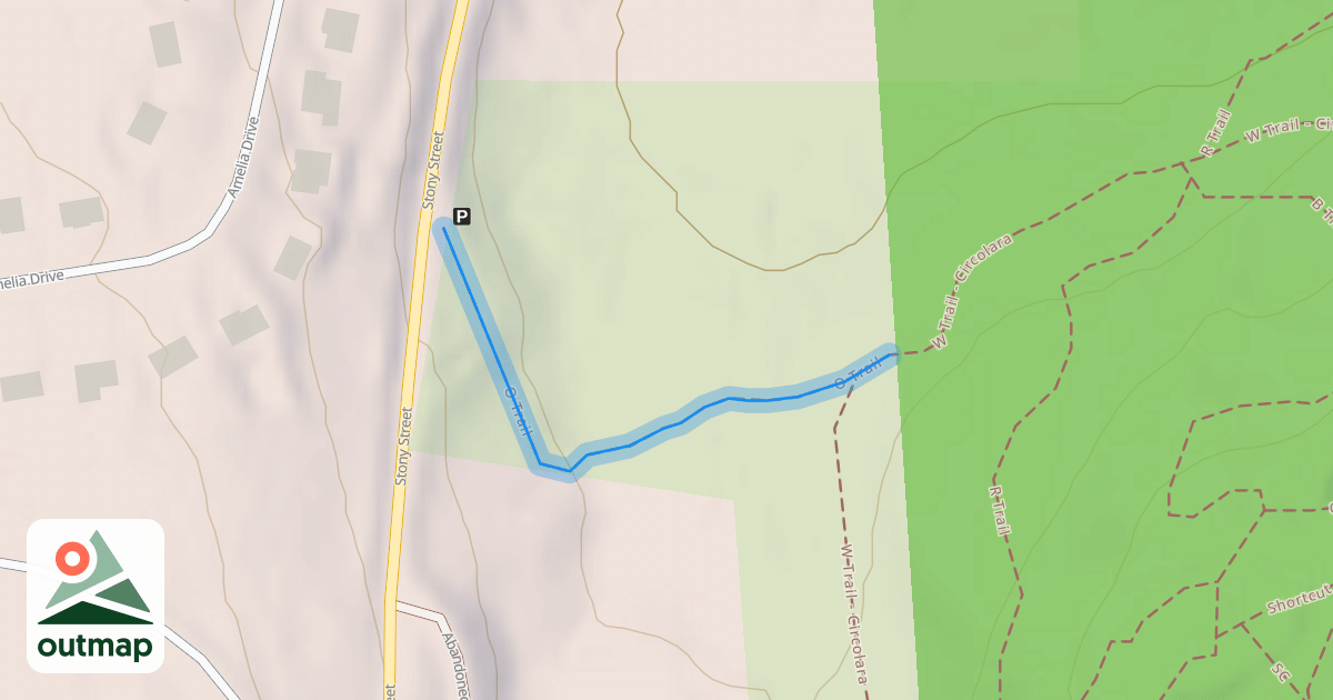 Map of O Trail