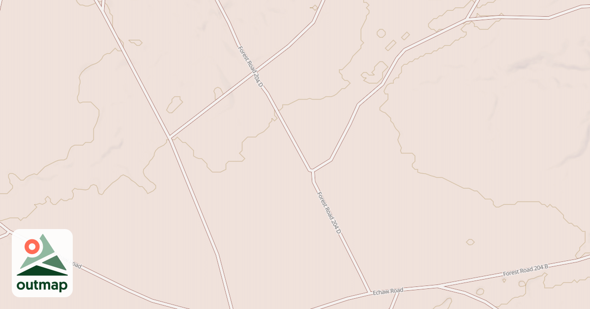 Map of ECHAW D W BRANCH