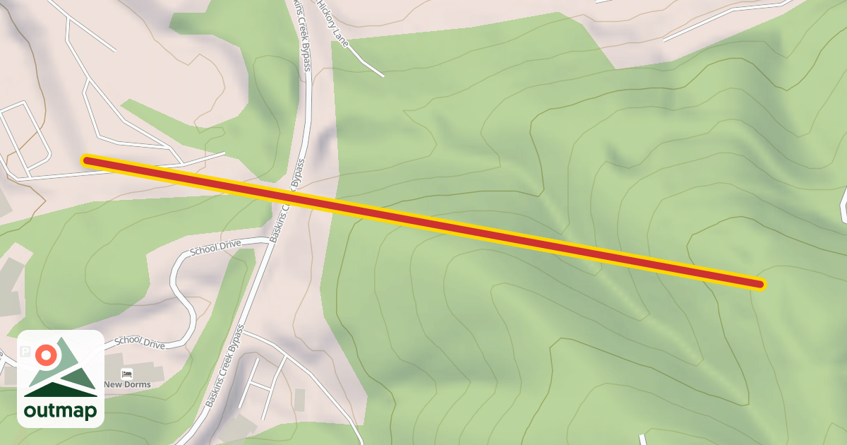 Map of Fun Mountain Chair Lift