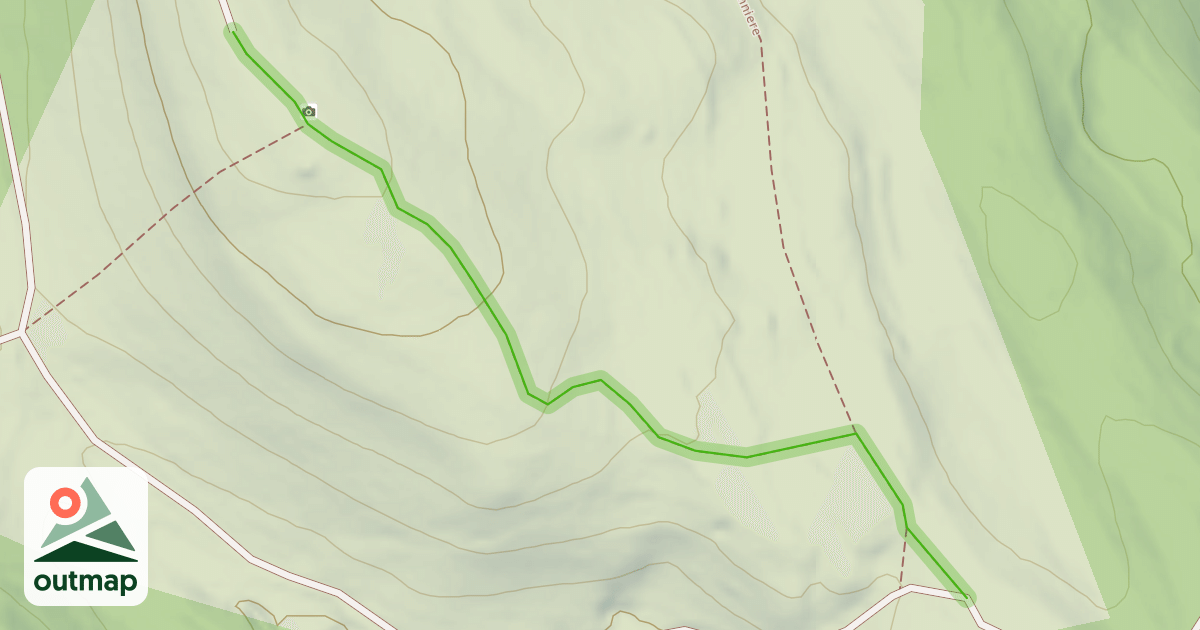 Map of Sentier de la Charbonnière