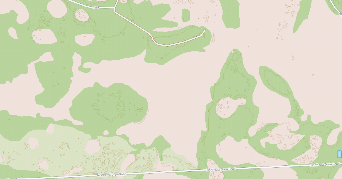 Map preview of USFS National Forest System Roads {F2BF8FFA-E2BF-4616-AD7E-AB7485EEA909}