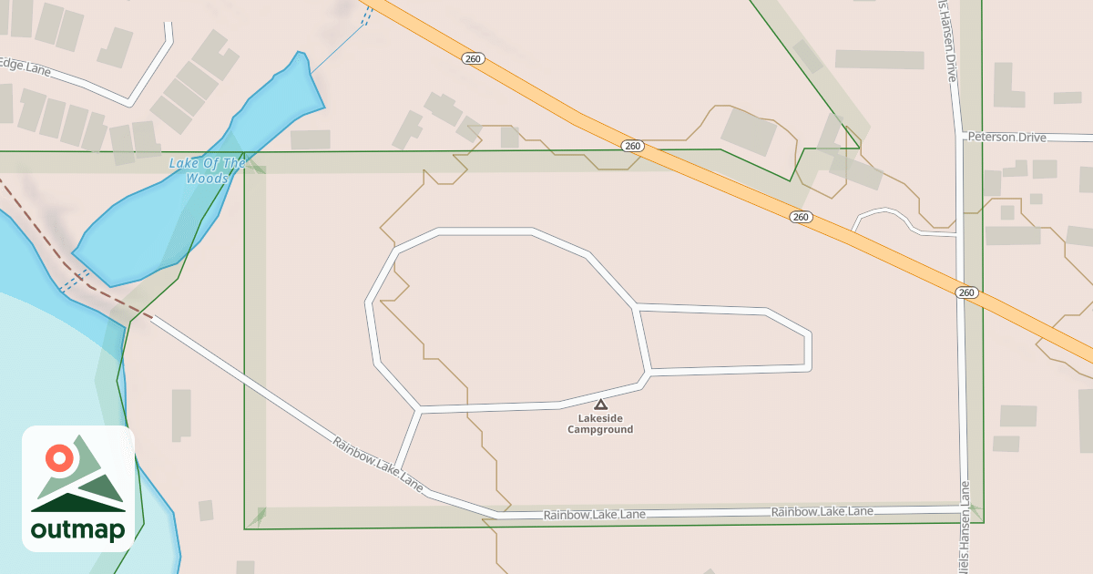 Map of LAKESIDE CG