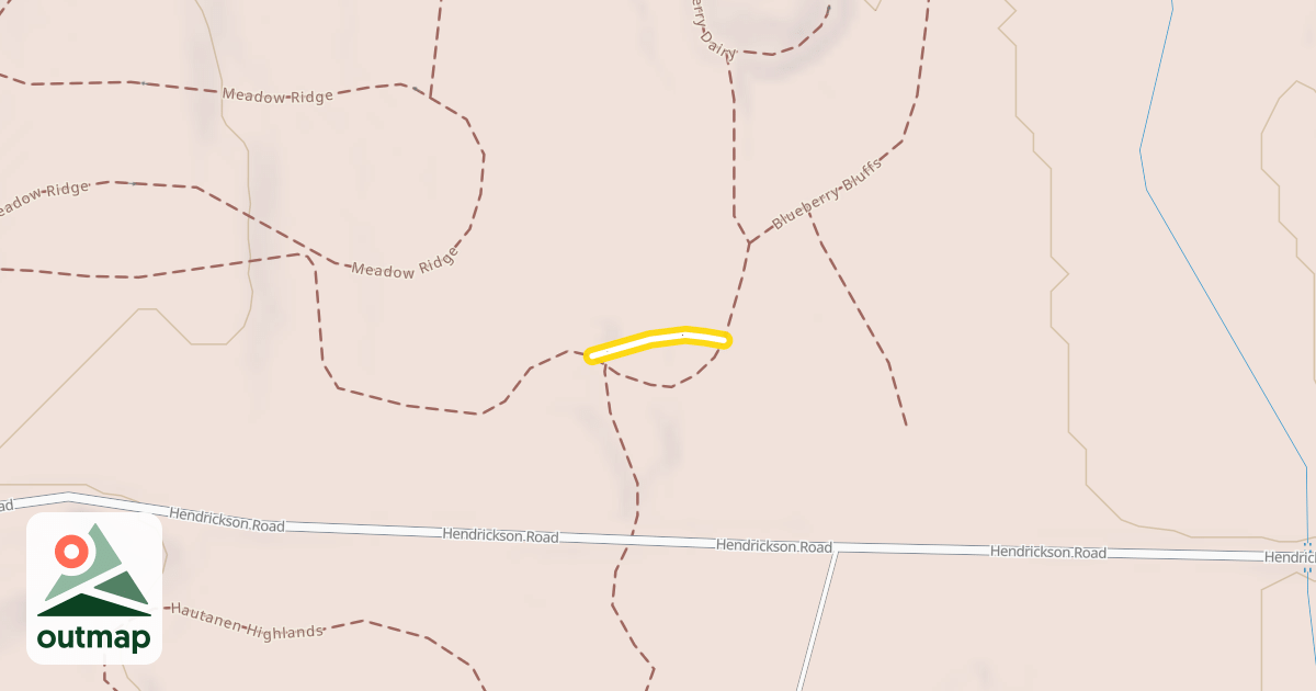 Map of Blueberry Bluffs Return